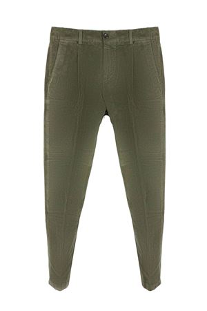 Green cotton Riccardo trousers BE ABLE | RICCARDOCCVLKIWI
